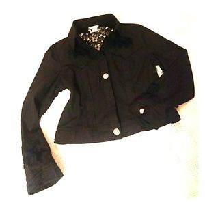 **FREE w ANY BUNDLE**  DV DM Denim Lace & Pearly